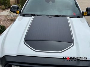 Dodge Ram HD Flexible Solar Panel Kit - Complete Kit w/ Waterproof Controller + Hood Decal - 5th Gen 2019+ - 100W Dodge Ram HD Flexible Solar Panel Kit - Complete Kit w/ Waterproof Controller + Hood Decal - 5th Gen 2019+ - 100W